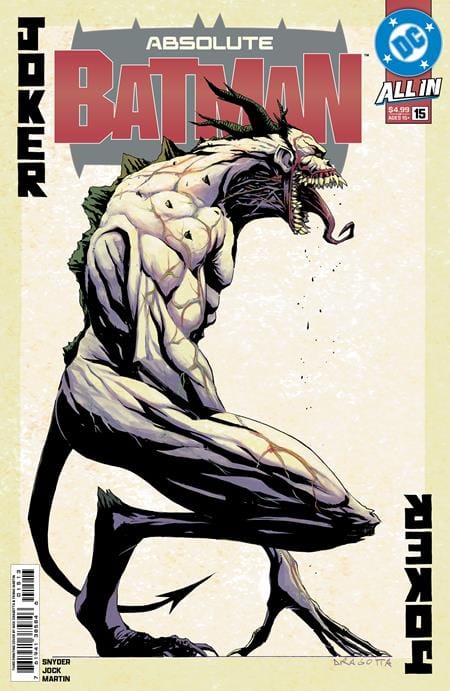 ABSOLUTE BATMAN #15 (Third Printing) COVER A NICK DRAGOTTA