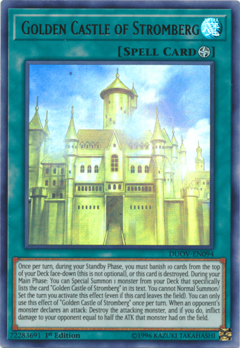 Golden Castle of Stromberg [DUOV-EN094] Ultra Rare