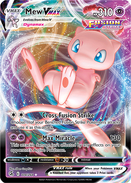 Mew VMAX (114/264) [Sword & Shield: Fusion Strike]