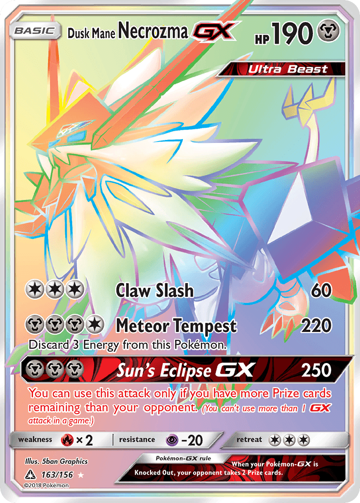 Dusk Mane Necrozma GX (163/156) [Sun & Moon: Ultra Prism]