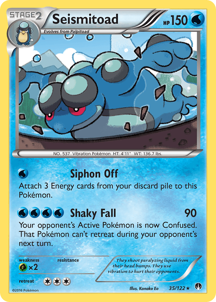Seismitoad (35/122) [XY: BREAKpoint]