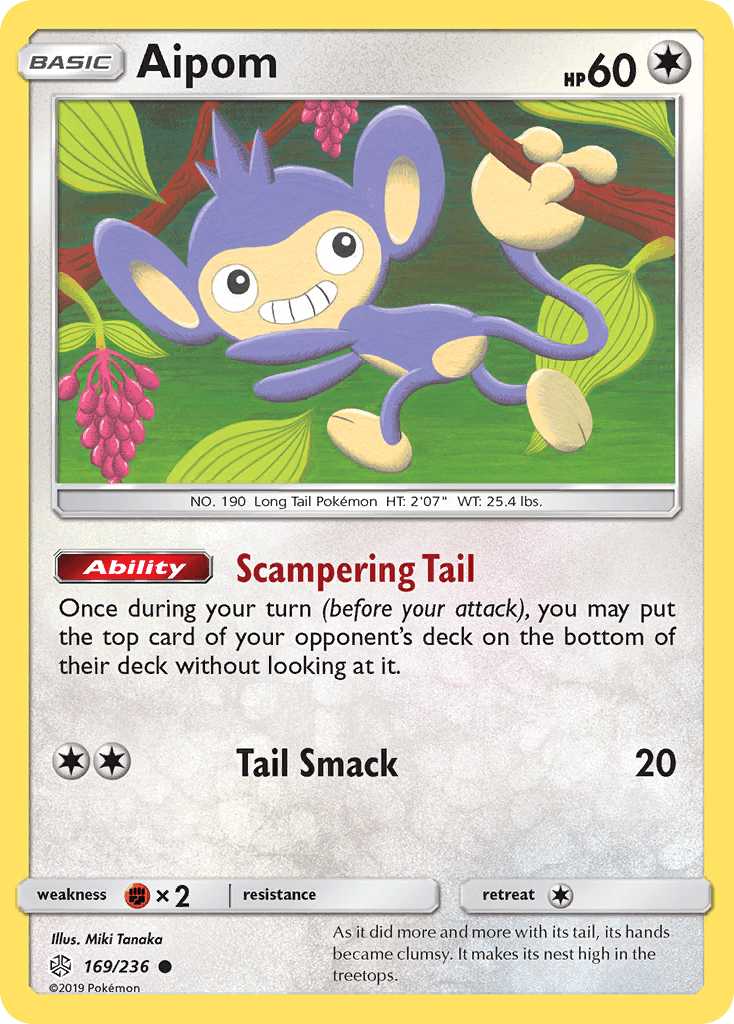 Aipom (169/236) [Sun & Moon: Cosmic Eclipse]