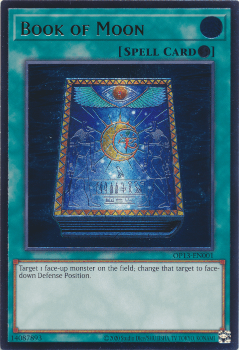 Book of Moon [OP13-EN001] Ultimate Rare
