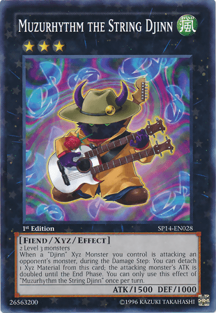 Muzurhythm the String Djinn [SP14-EN028] Starfoil Rare
