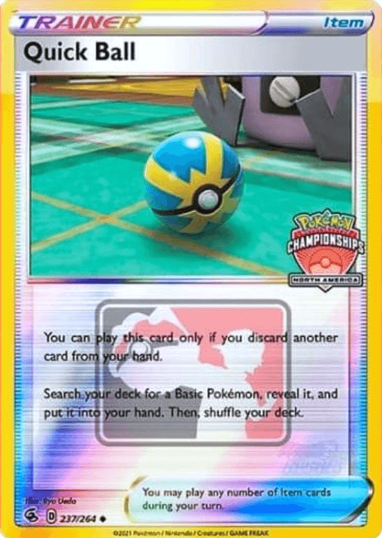 Quick Ball (237/264) (North America Championships Promo) [Sword & Shield: Fusion Strike]