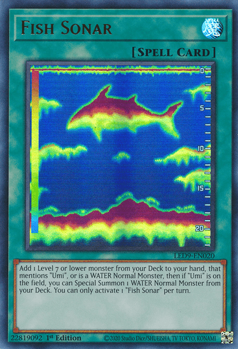 Fish Sonar [LED9-EN020] Ultra Rare