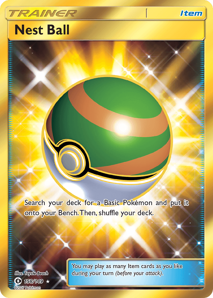 Nest Ball (158/149) [Sun & Moon: Base Set]
