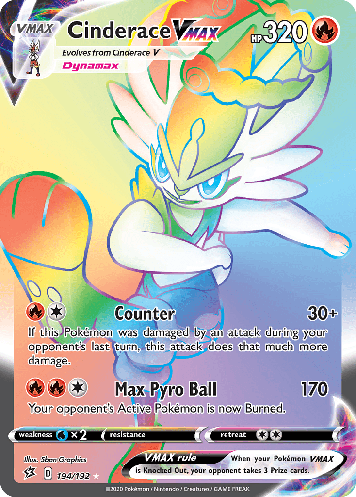 Cinderace VMAX (194/192) [Sword & Shield: Rebel Clash]