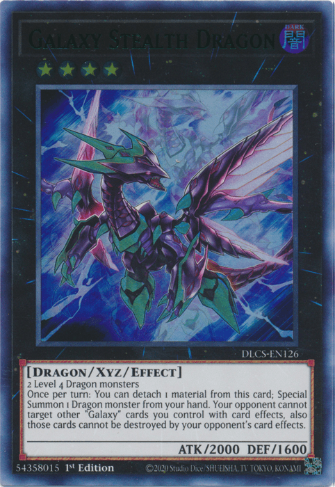 Galaxy Stealth Dragon (Green) [DLCS-EN126] Ultra Rare