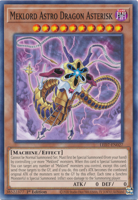 Meklord Astro Dragon Asterisk [LED7-EN027] Common