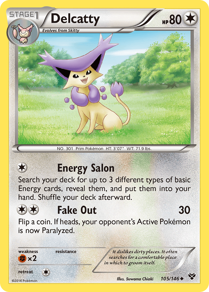 Delcatty (105/146) [XY: Base Set]