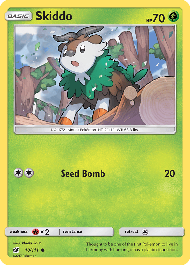 Skiddo (10/111) [Sun & Moon: Crimson Invasion]