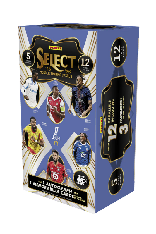 2025/26 Panini Select Ligue 1 Soccer H2 - Hobby Box