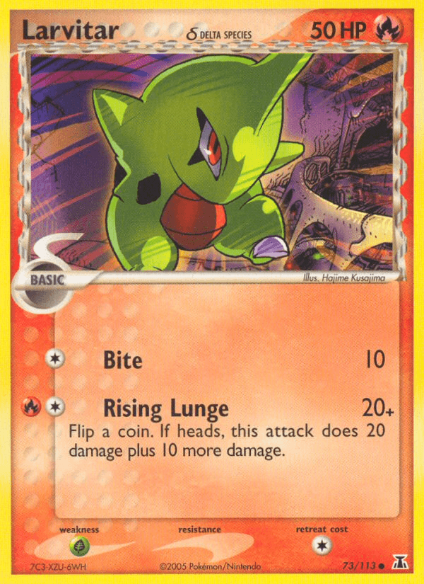 Larvitar (73/113) (Delta Species) [EX: Delta Species]