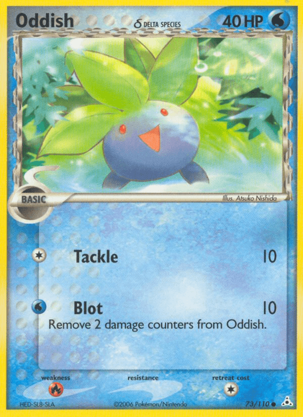Oddish (73/110) (Delta Species) [EX: Holon Phantoms]