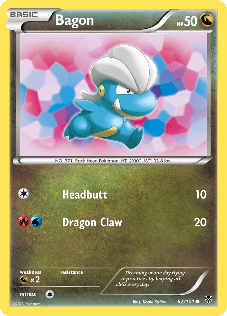 Bagon (62/101) [Black & White: Plasma Blast]