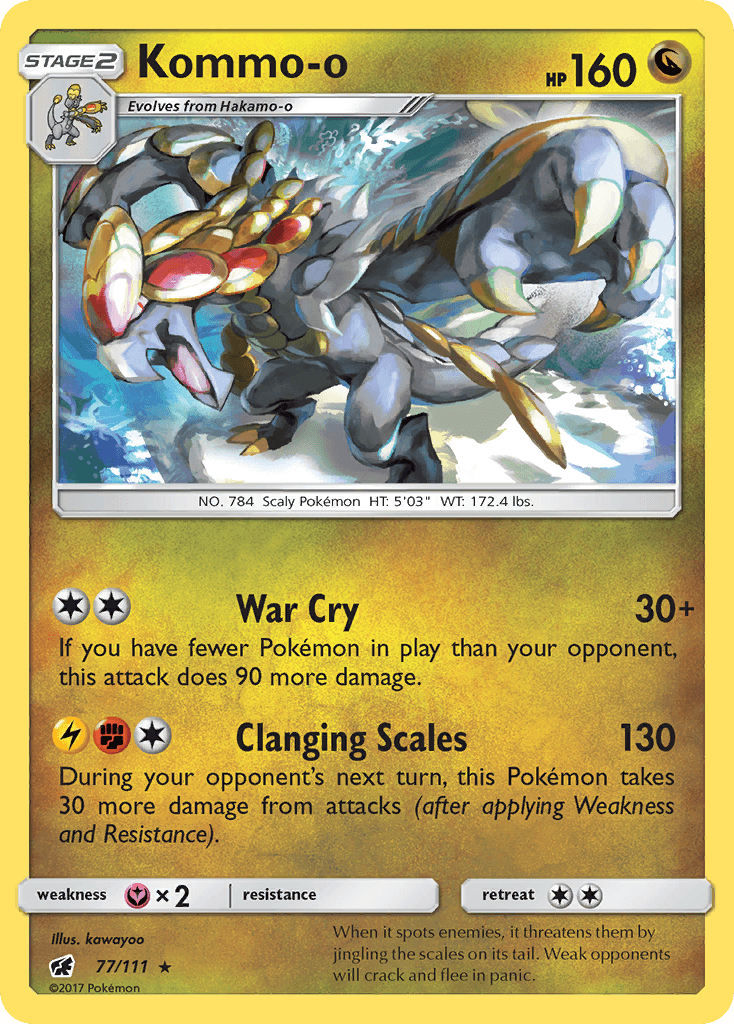 Kommo-o (77/111) [Sun & Moon: Crimson Invasion]
