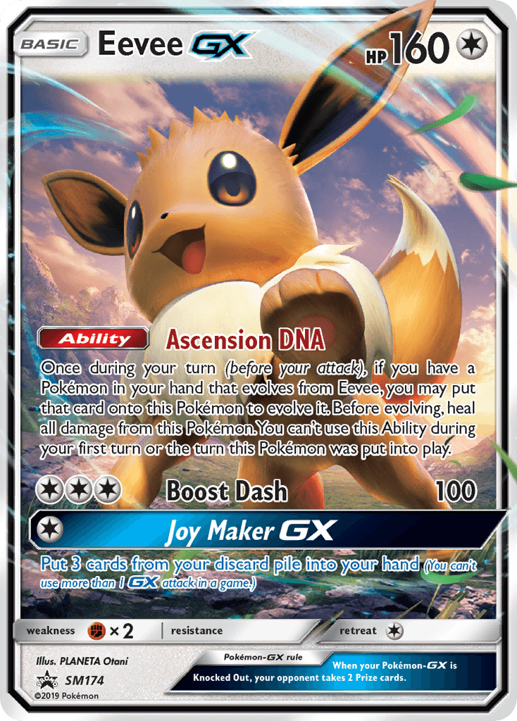 Eevee GX (SM174) (Jumbo Card) [Sun & Moon: Black Star Promos]
