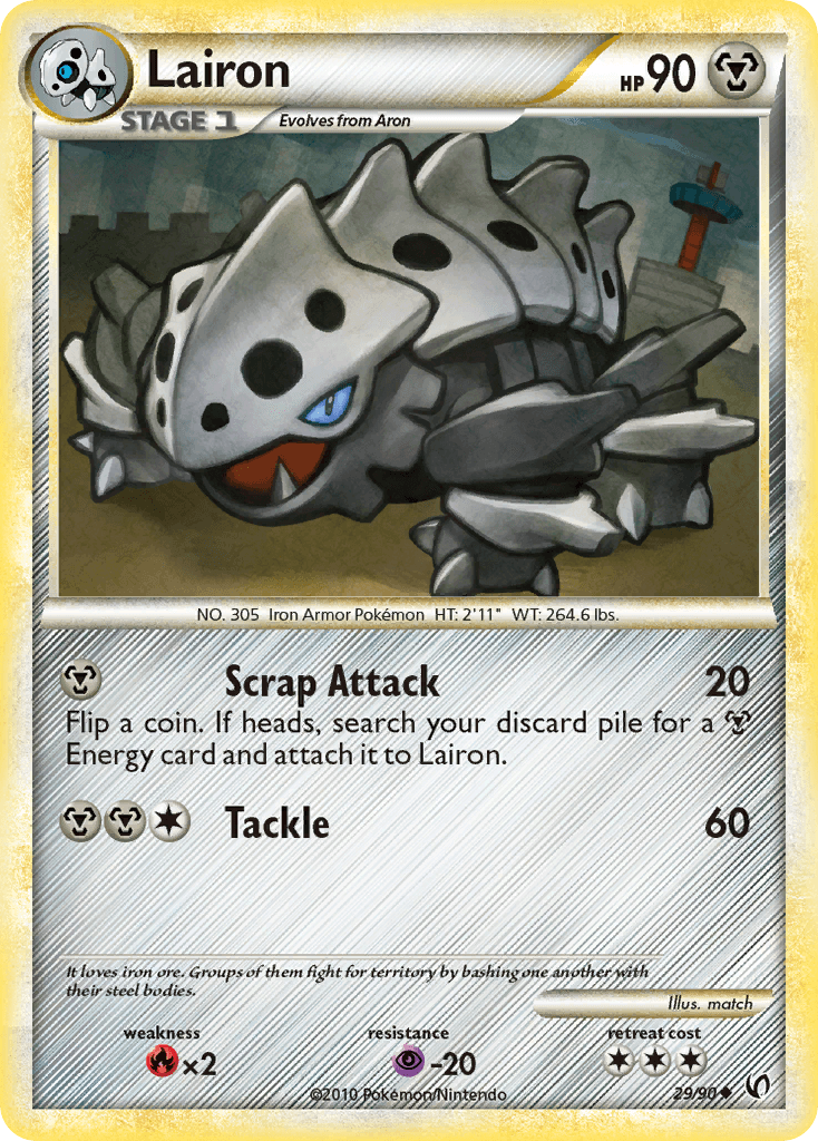 Lairon (29/90) [HeartGold & SoulSilver: Undaunted]